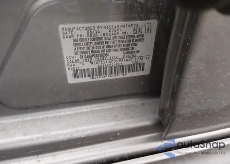 2016 Nissan Sentra Fe+ S/S/Sl/Sr/Sv z USA, uszkodzony, nr VIN 3N1AB7APXGY280984